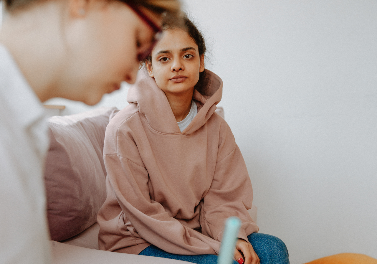 woman and consultant